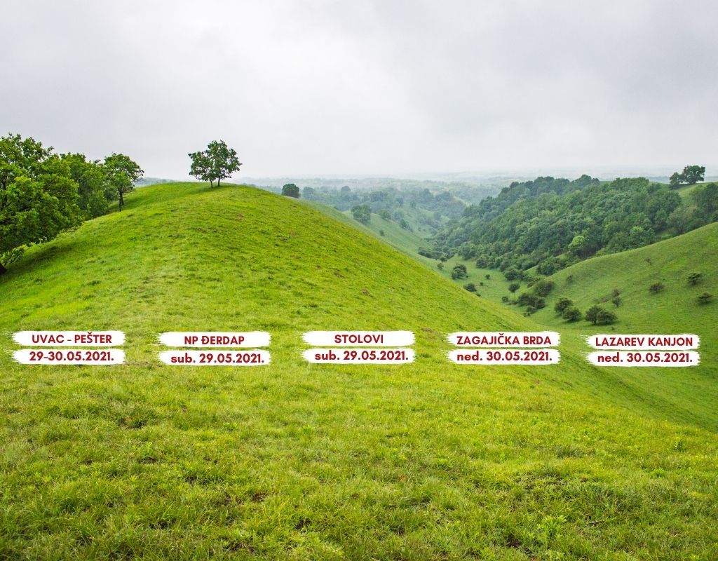 Ture za vikend 29/30. maj 2021.